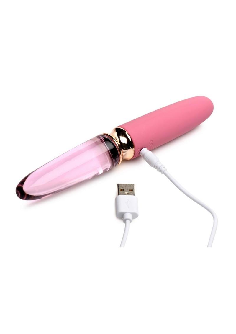 Prisms Vibra Glass 10X Rosé Dual Ended Smooth Glass