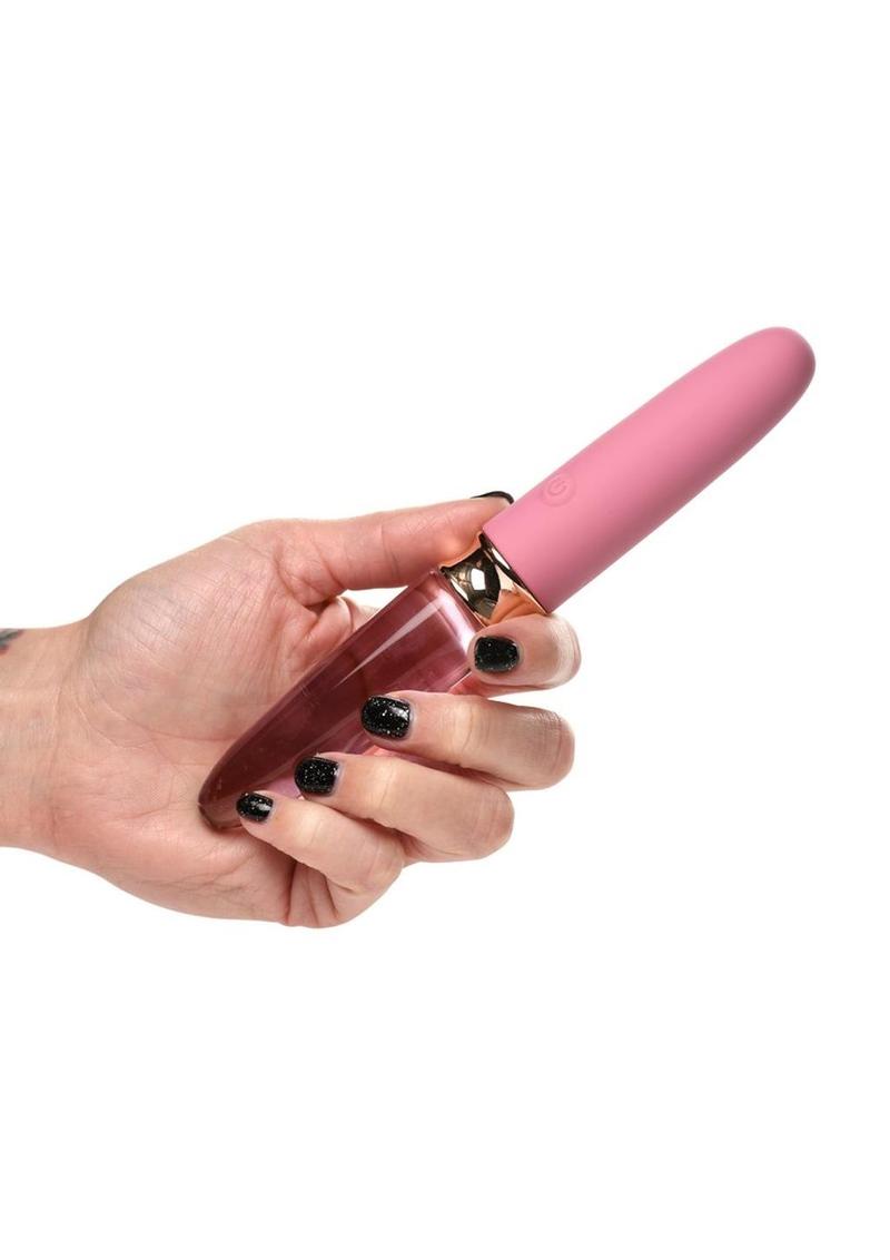 Prisms Vibra Glass 10X Rosé Dual Ended Smooth Glass