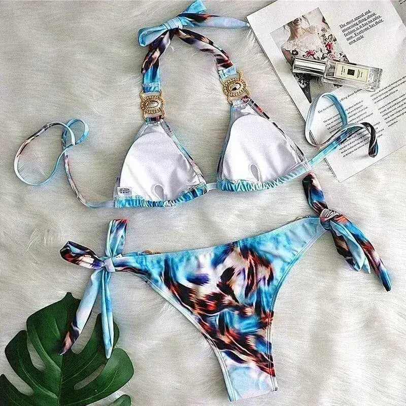 Bikini Jewelled Rhinestones Luxury Diamond Bikini Women Swimwear