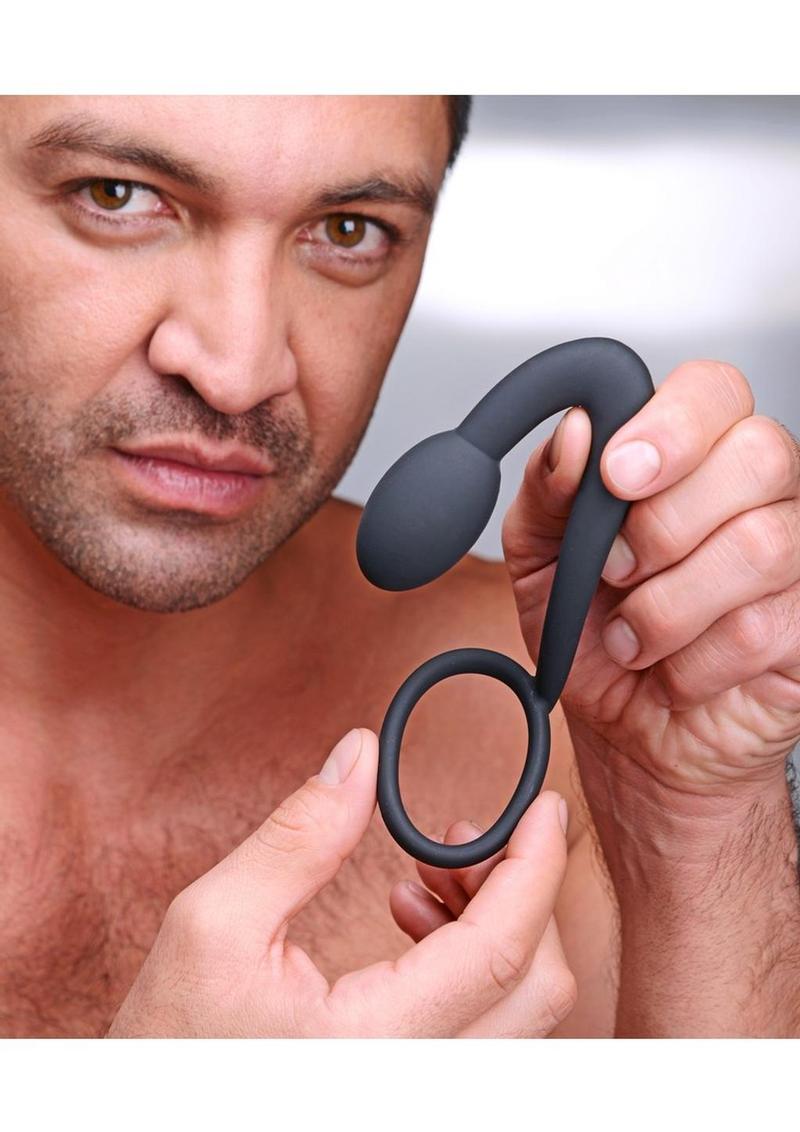 Master Series Prostatic Play Explorer Silicone Cock Ring