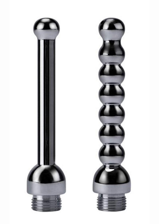 Prowler Red Stainless Steel Enema Shower Heads 2 Pack