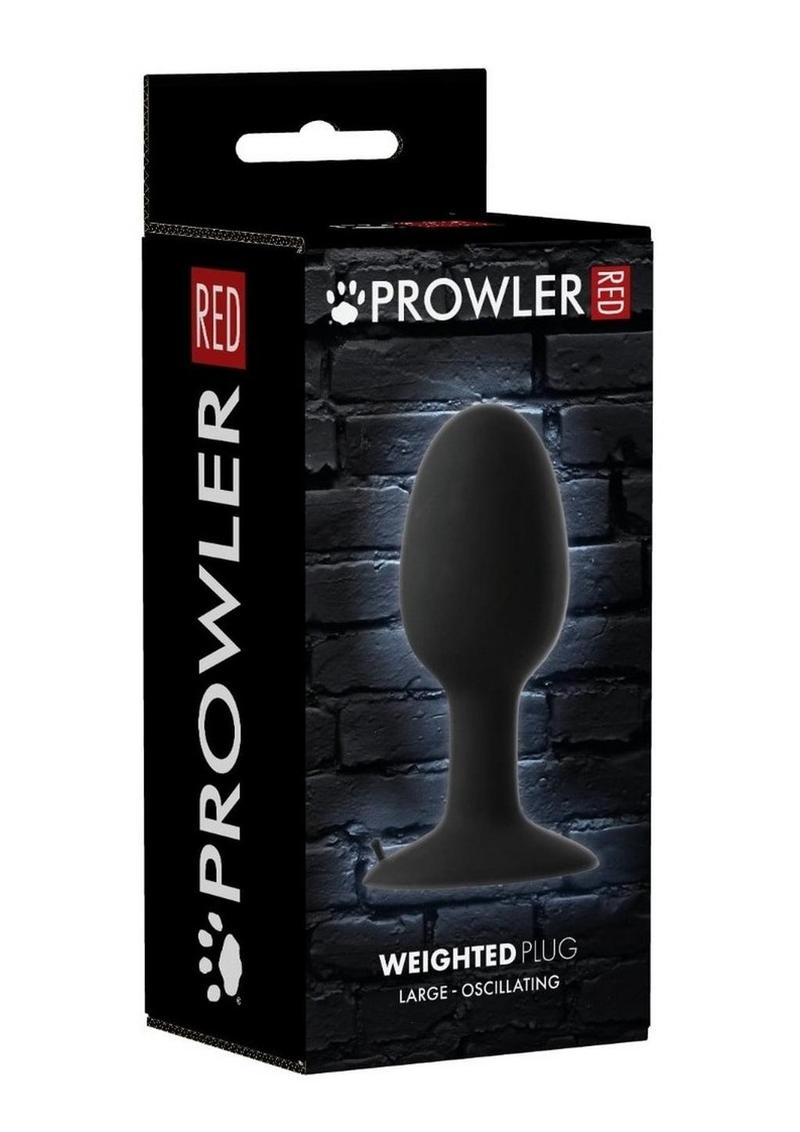 Prowler Red Weighted Oscillating Butt Plug