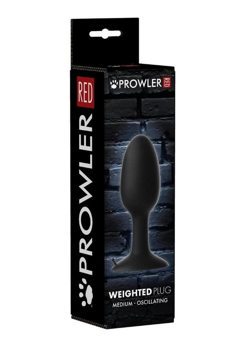 Prowler Red Weighted Oscillating Butt Plug
