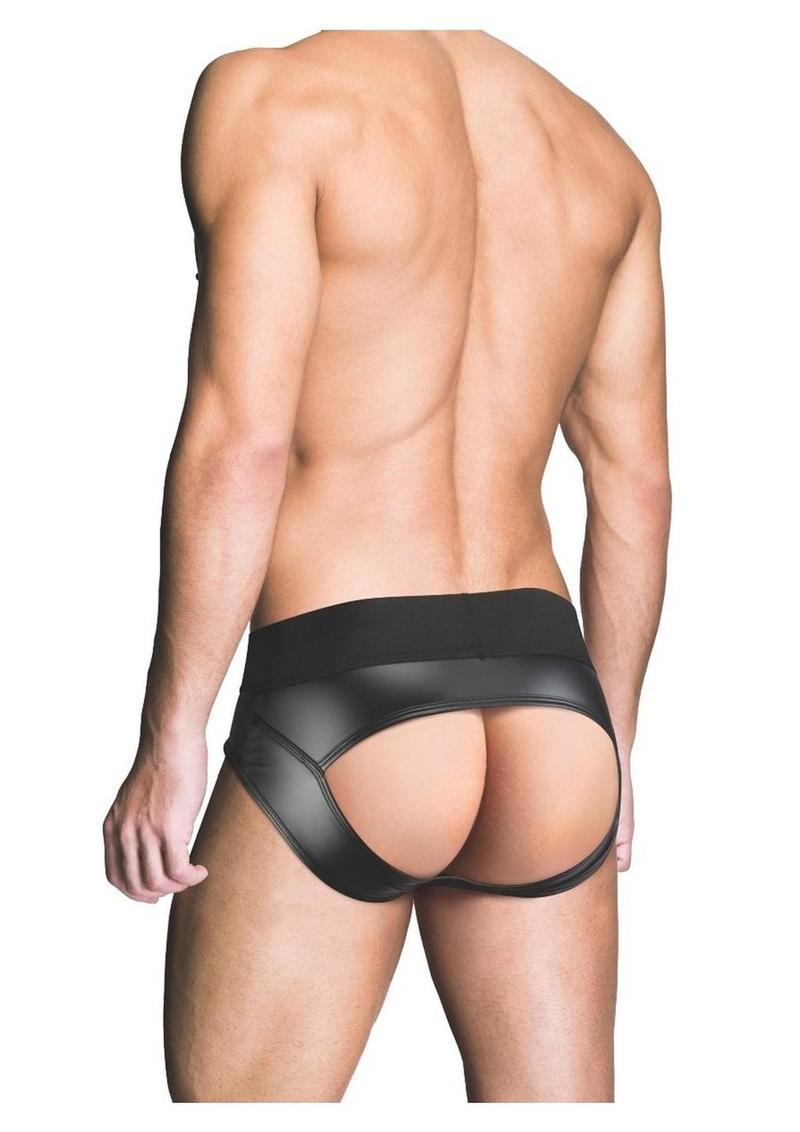 Prowler Red Wetlook Ass less Brief Sexy Open Back Fetish Brief for Men