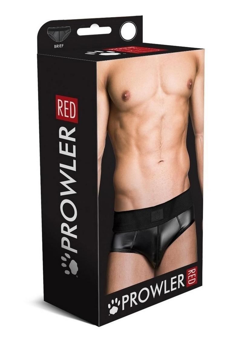 Prowler RED Wetlook Brief Faux Leather Underwear