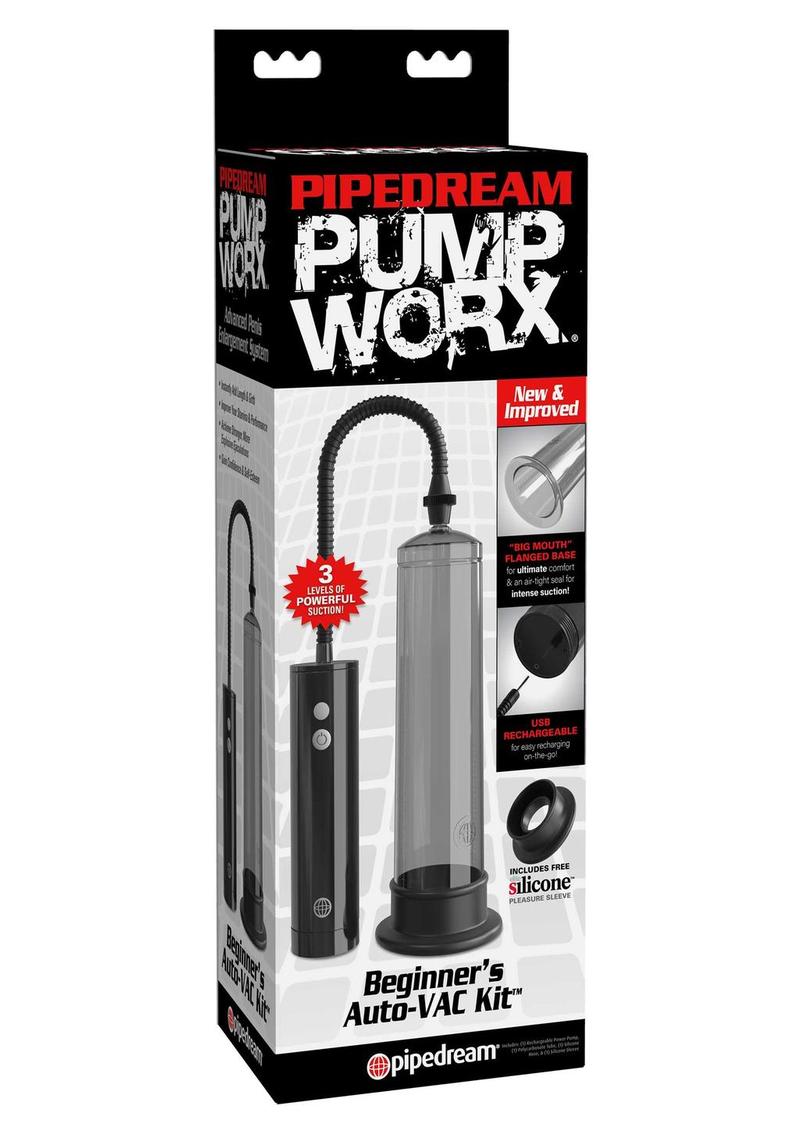 Pipedream Pump Worx Beginner’s Auto-VAC Penis Pump Kit