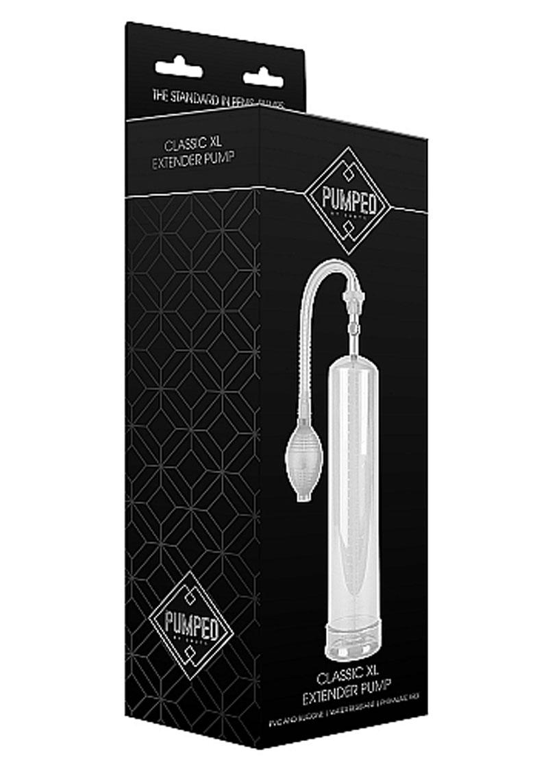Pumped by Shots Clear Extra Large and Effective Classic XL Extender Penis Pump