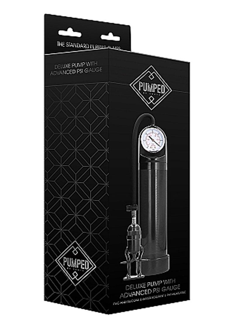 Pumped by Shots Deluxe Penis Pump with Advanced PSI Gauge