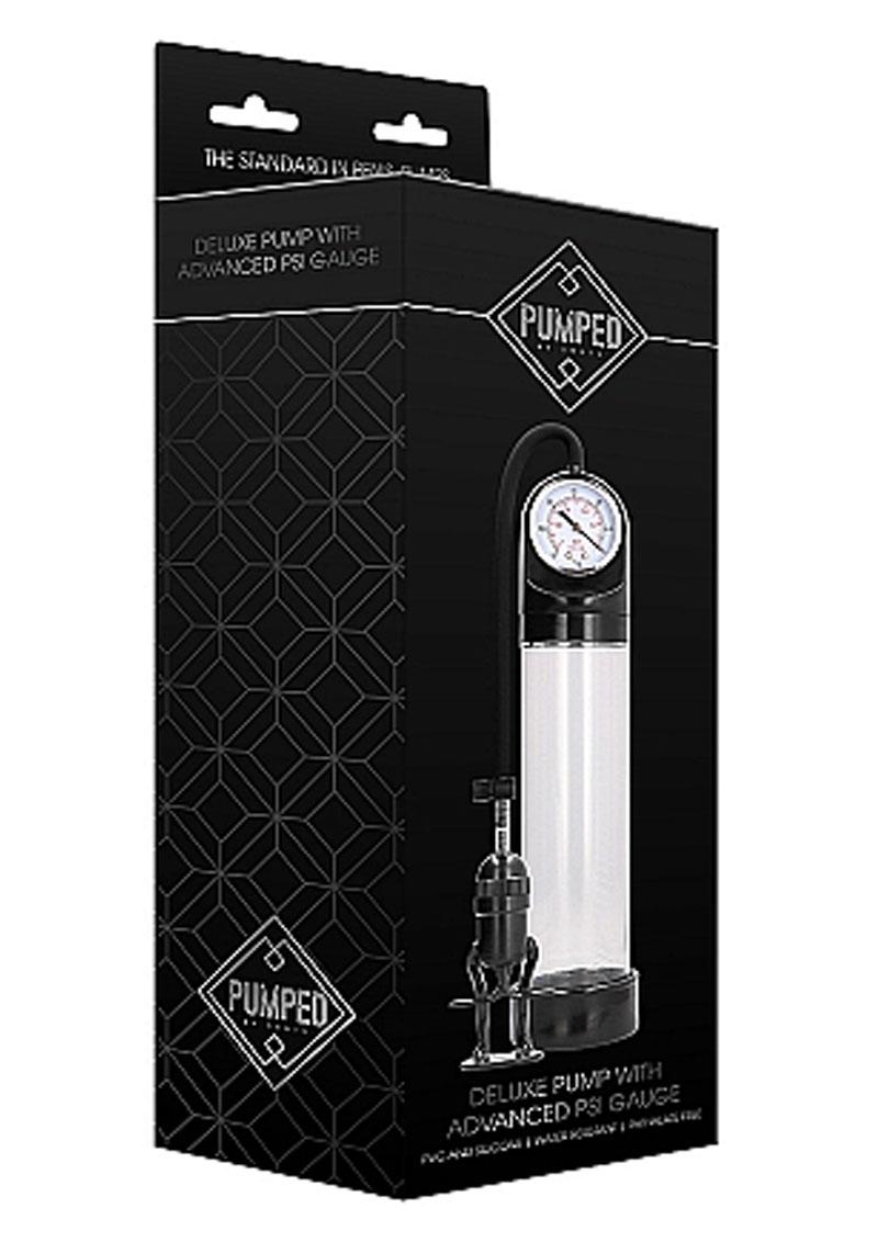 Pumped by Shots Deluxe Penis Pump with Advanced PSI Gauge