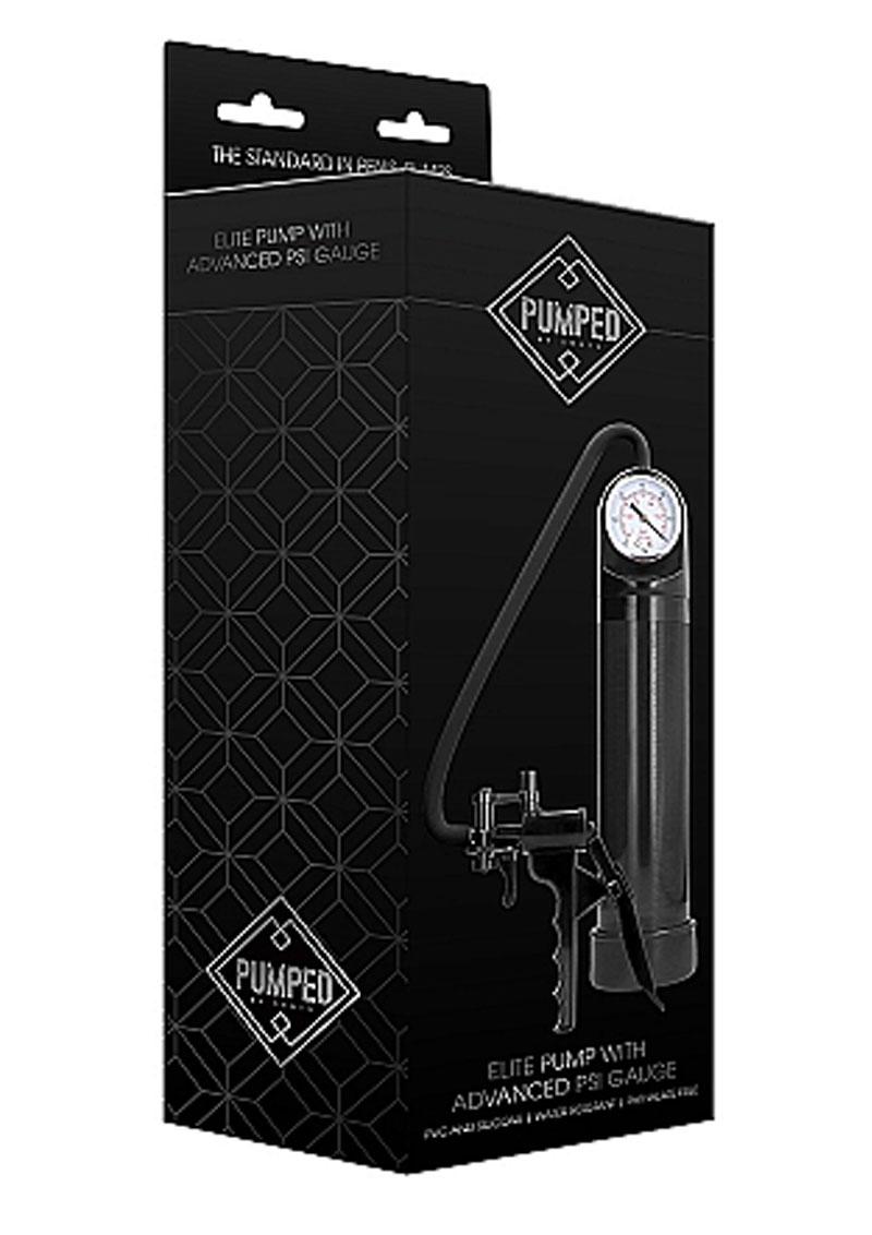 Pumped by Shots Elite Advanced PSI Gauge Penis Pump