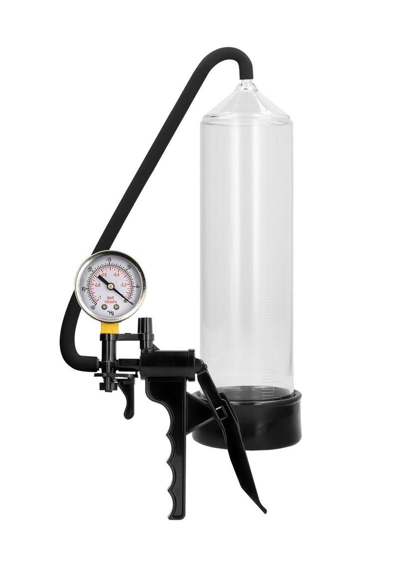 Pumped Elite Beginner Pump with PSI Gauge Clear Cylinder