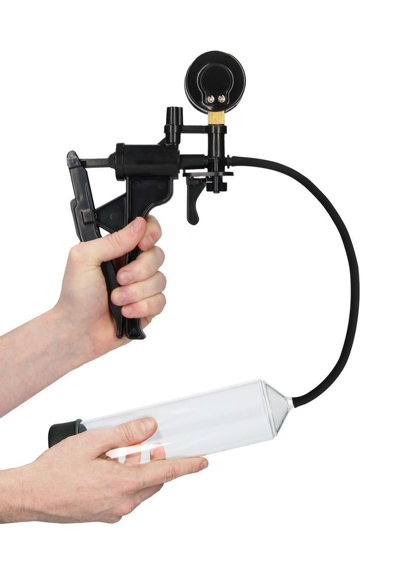 Pumped Elite Beginner Pump with PSI Gauge Clear Cylinder