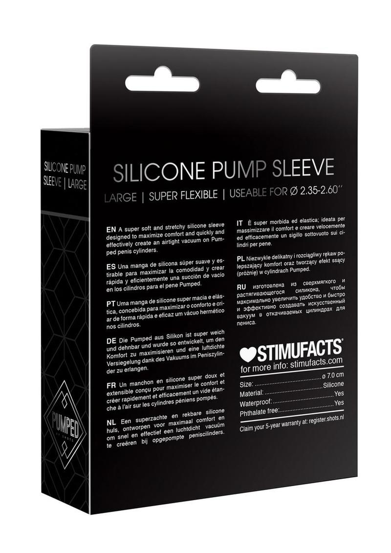 Pumped Silicone Pump Sleeve Large