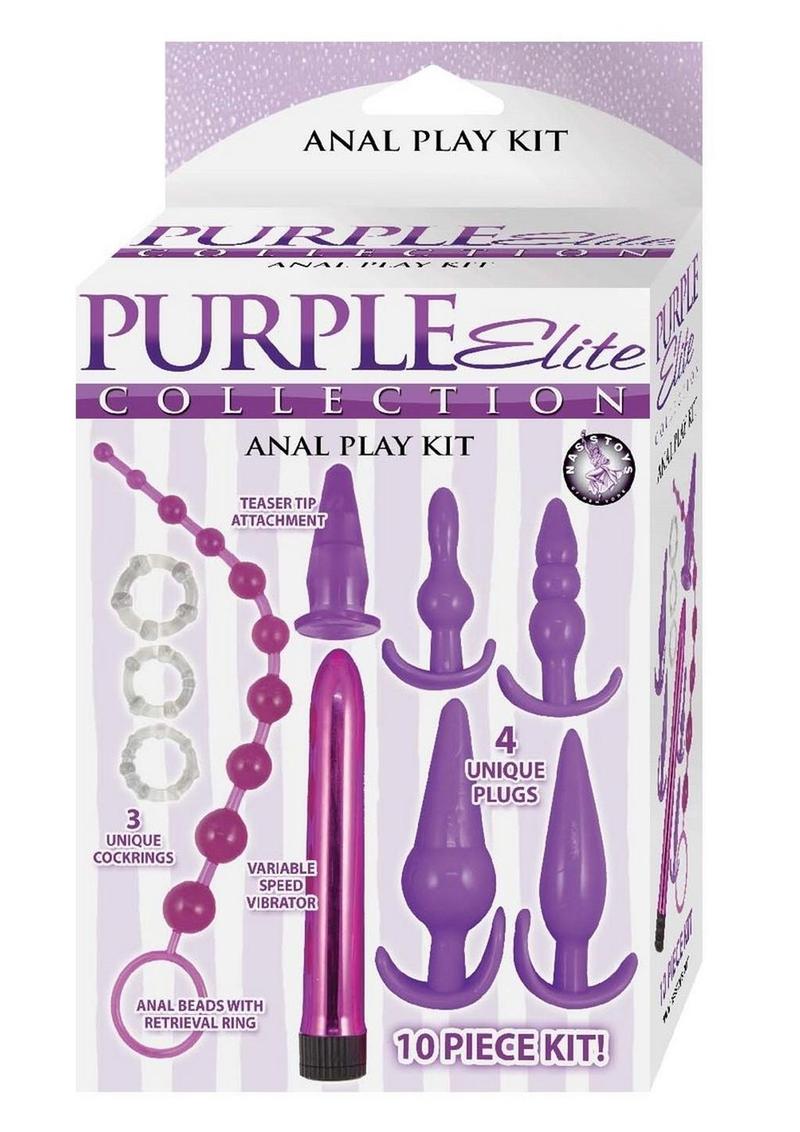 Purple Elite Collection 10pc Anal Play Kit