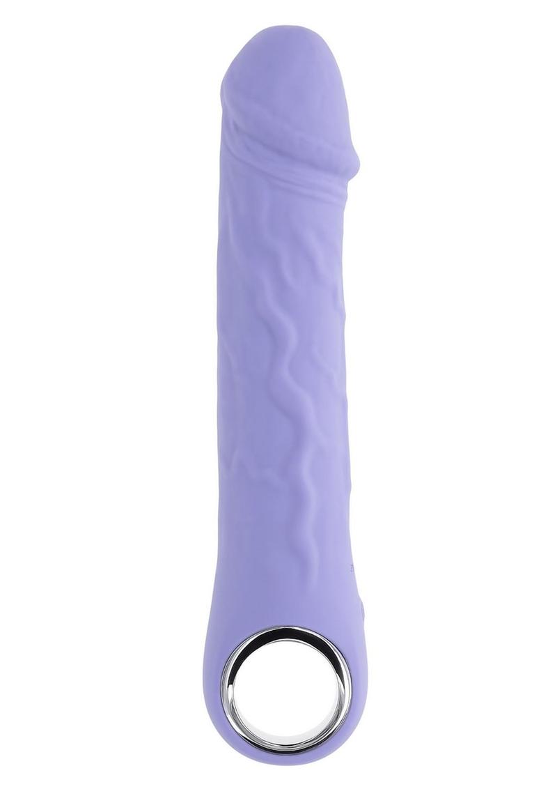 Evolved Purple Fantasy Silicone Vibrator