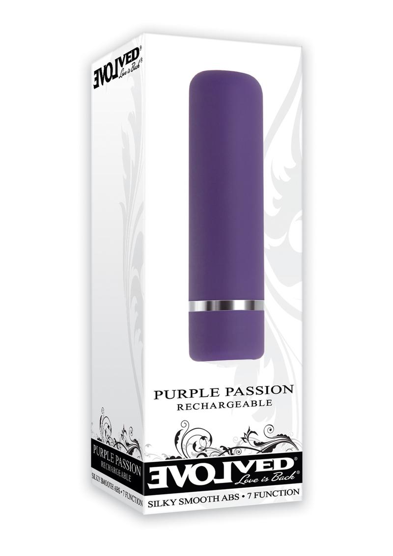 Purple Passion Rechargeable Silky Smooth Bullet Vibrating