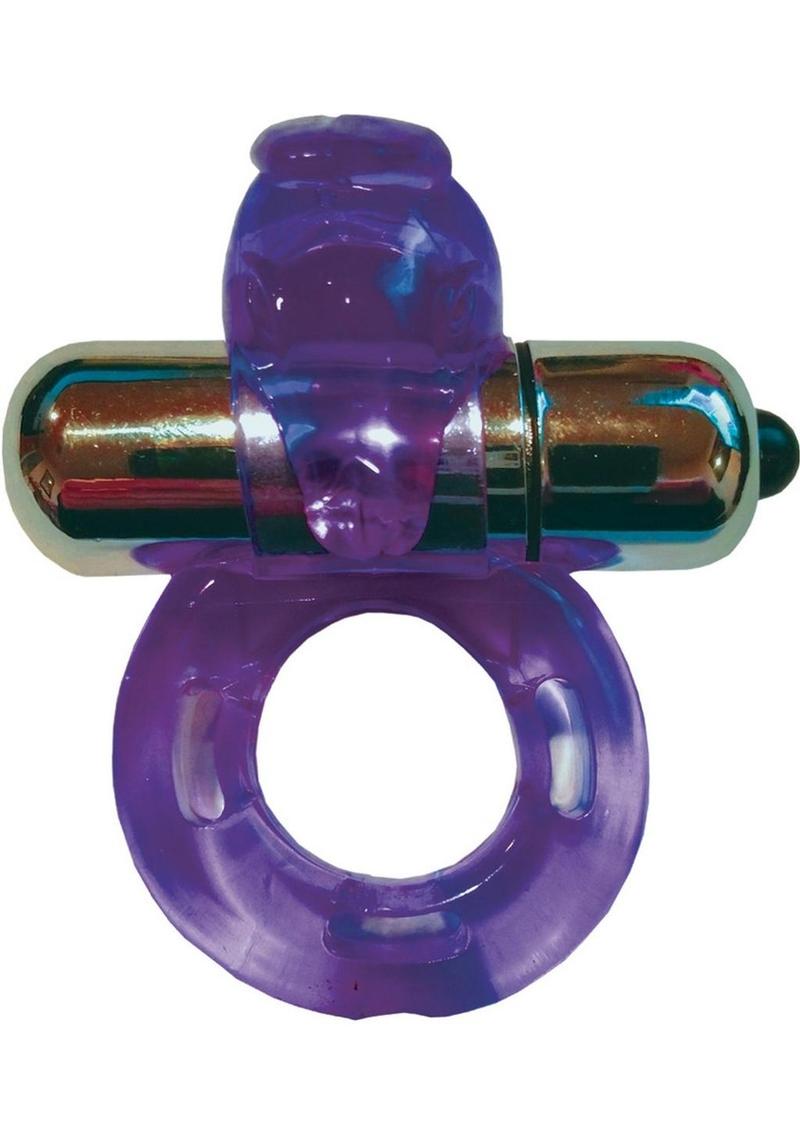 Purrfect Pets Buzz Bunny Vibrating Ring With Comfortable Fit