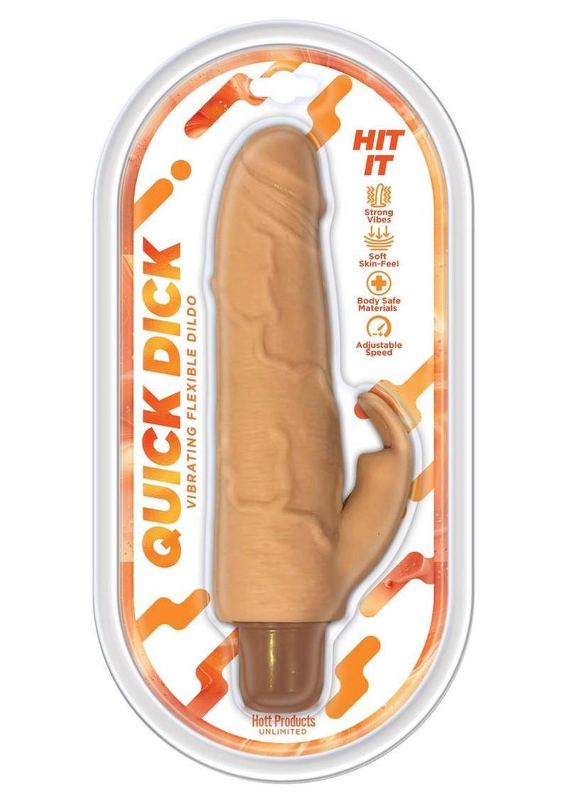 Quick Dick Hit It Vibrating Flexible And Powerful Dildo