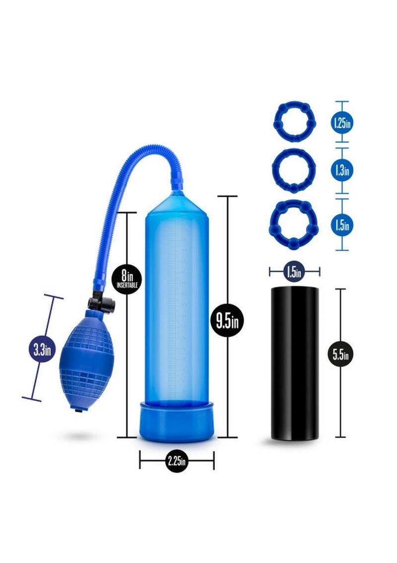 Quickie Kit Go Big Performance Pump Masturbator Kit