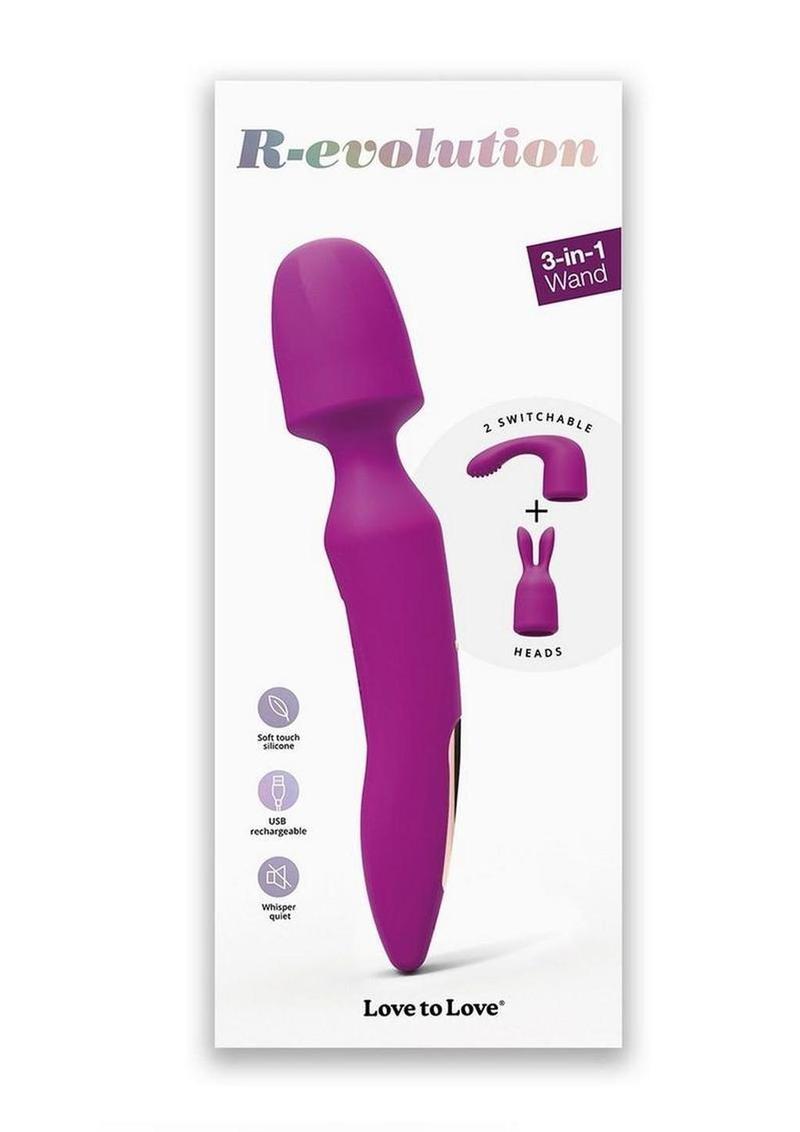 R Evolution Silicone Rabbit Vibrator Sweet Orchid