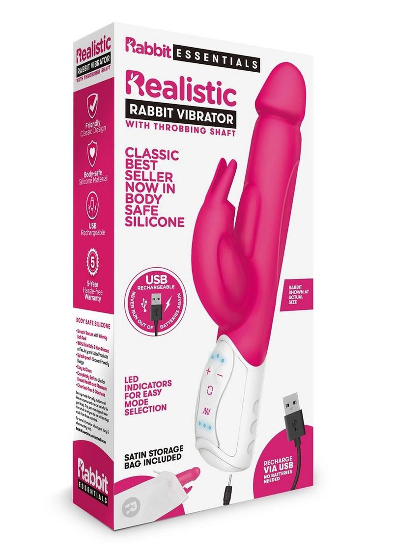 Rabbit Essentials Realistic Rabbit Vibrator