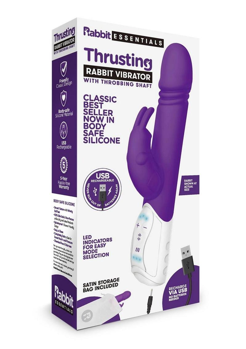 Essentials Thrusting Rabbit Vibrator