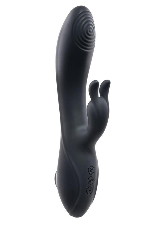 Evolved Rabbit Hole Triple-Stimulating Silicone Rabbit and Suction Vibrator