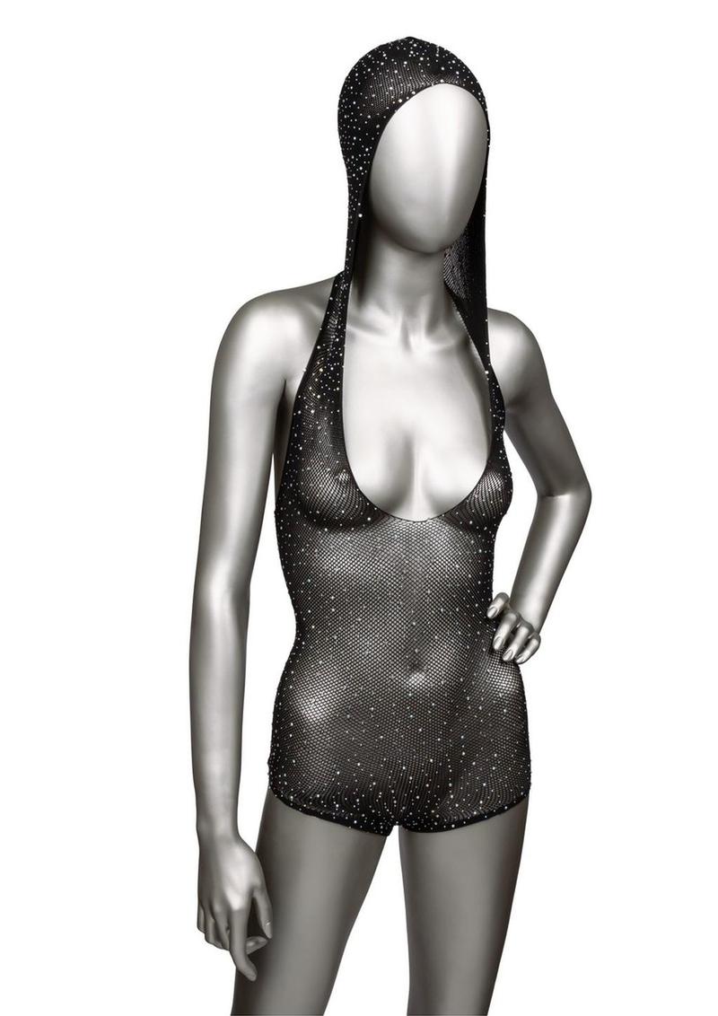 Radiance Hooded Deep V Bodysuit