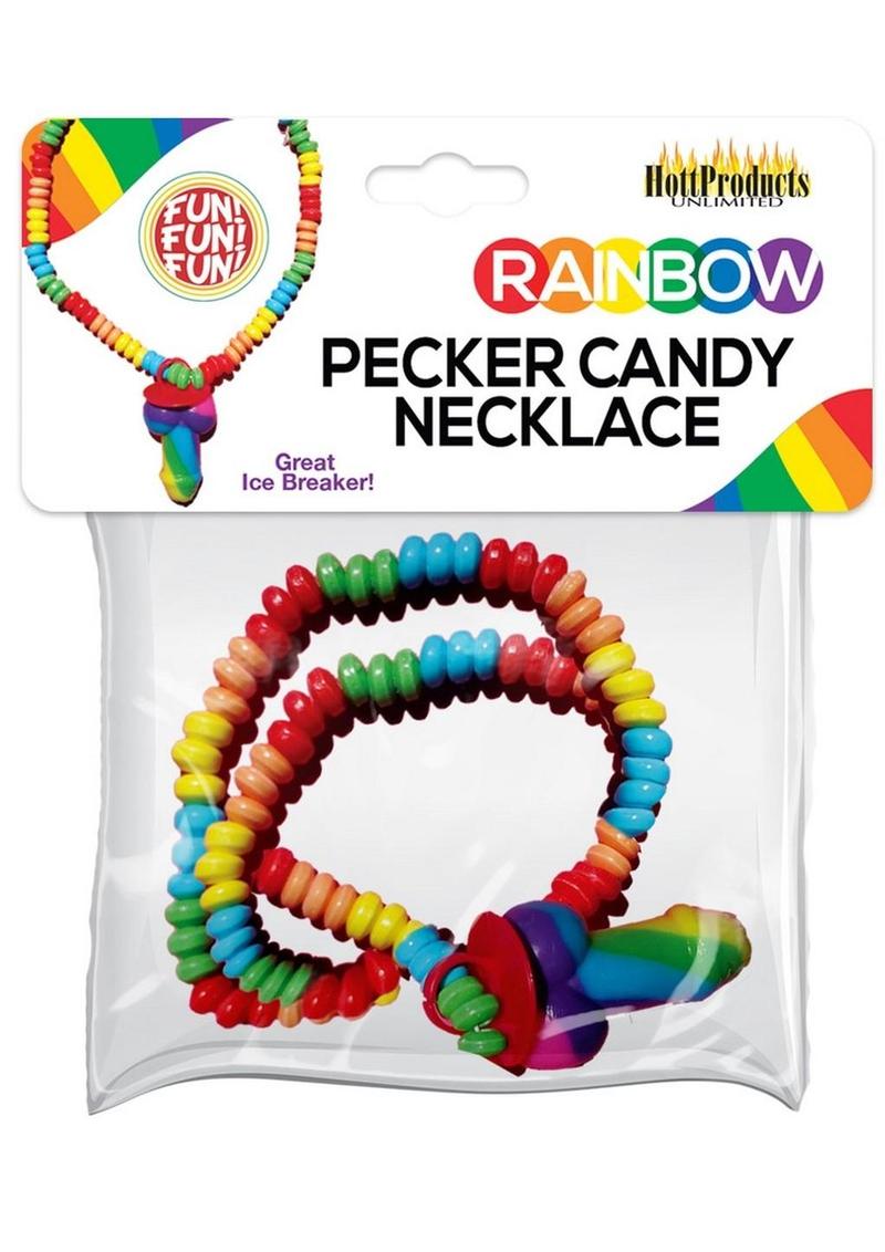 Hott Products Rainbow Pecker Candy Necklace