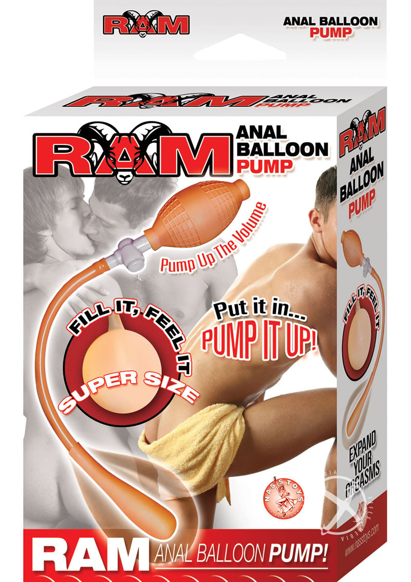 RAM Anal Balloon Pump Expandable Inflatable Anal Toy for Pleasure