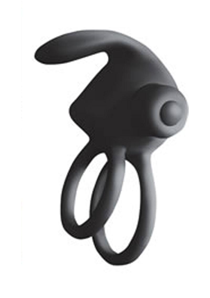 RAM Silicone Vibrating Cock Ring With Removable Bullet Vibrator