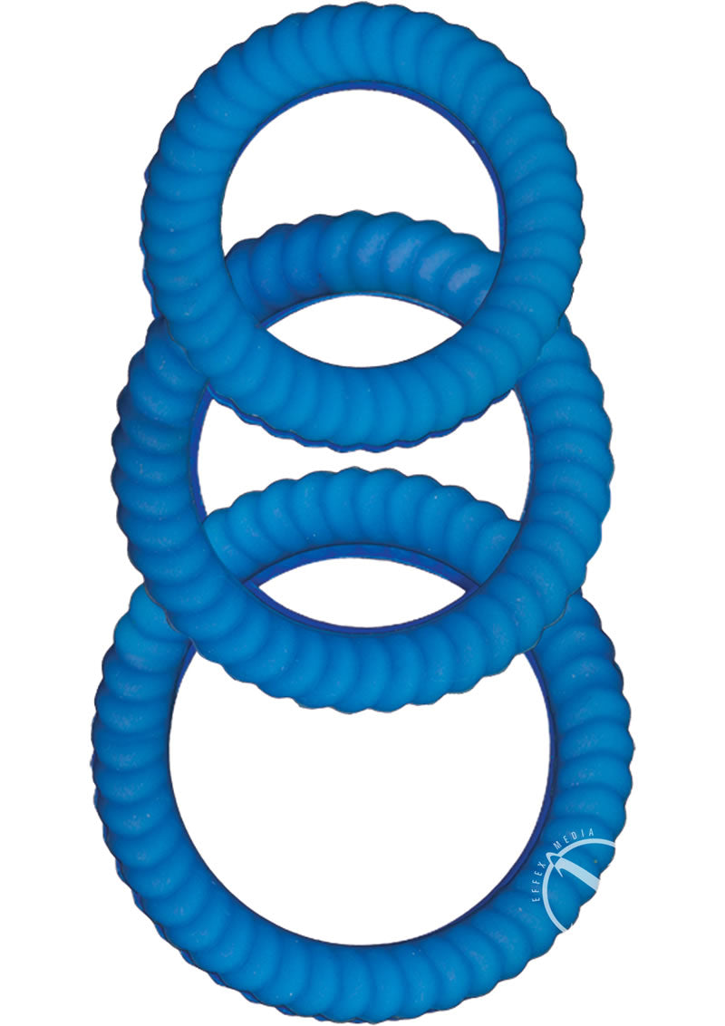 RAM Ultra Cocksweller Silicone Cock Rings Set For comfortable fit