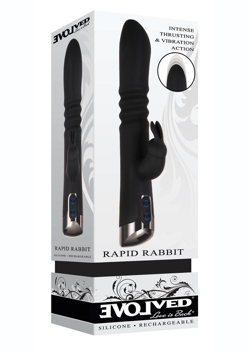 Rapid Rabbit Rechargeable Thrusting Rabbit Vibrator