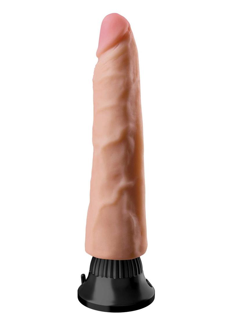 Real Feel Deluxe No. 3 Vibrating Dildo with Suction Cup Base