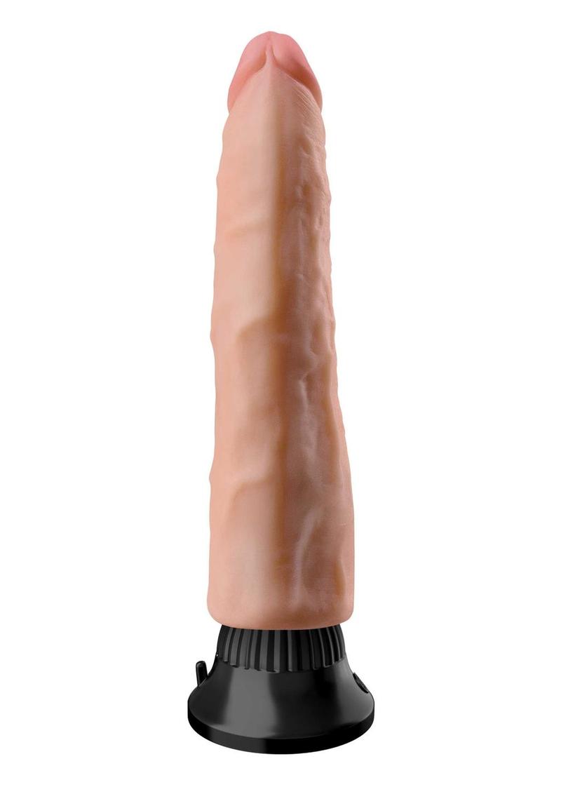 Real Feel Deluxe No. 3 Vibrating Dildo with Suction Cup Base