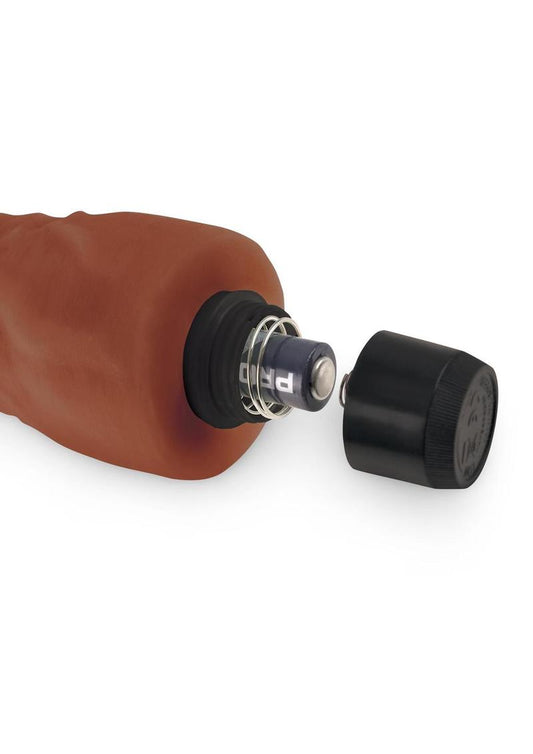 Wall Banger Vibrating Slim Waterproof Dildo With Balls