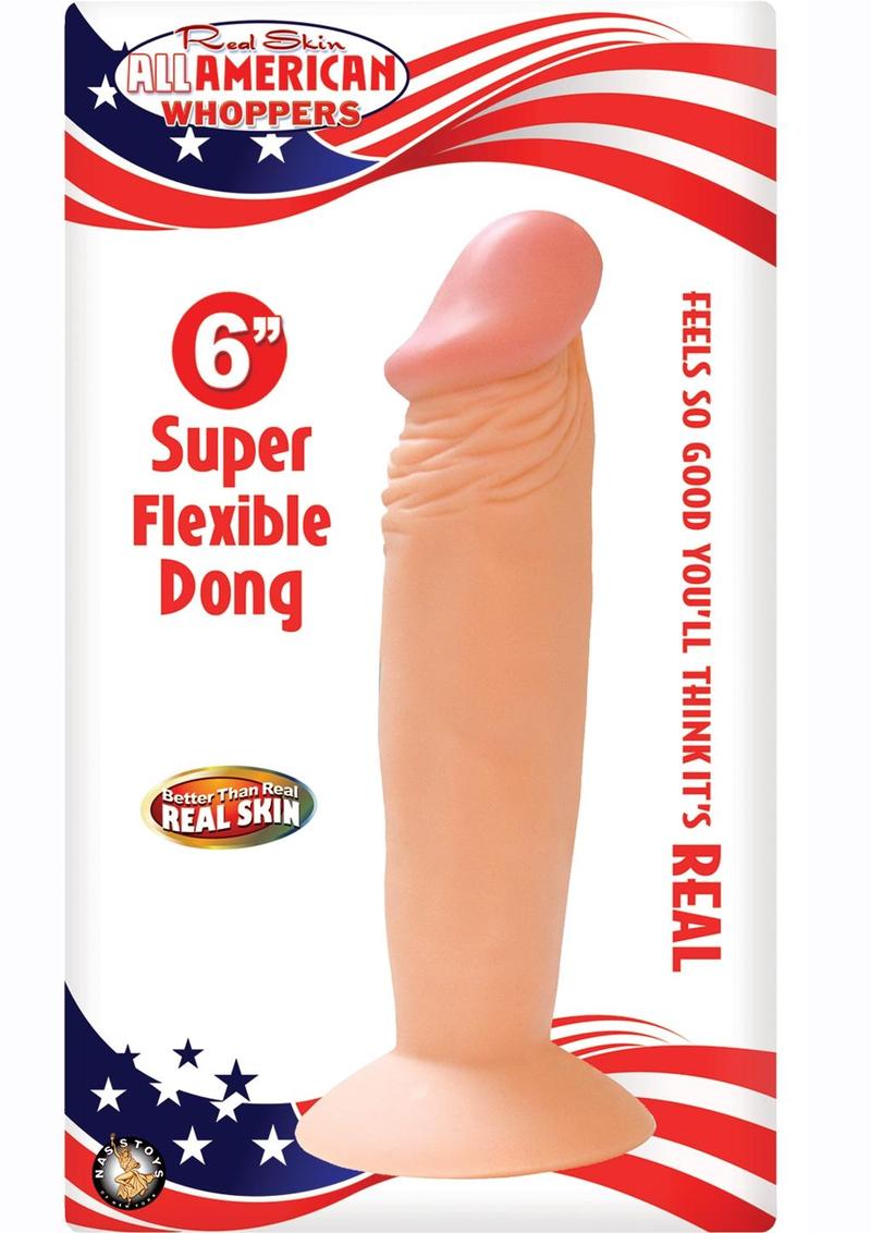 Real Skin All American Whoppers Super Flexible Dildo