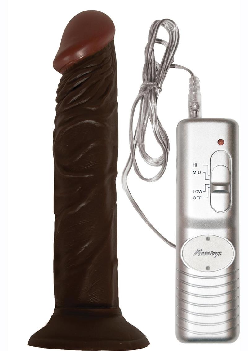 Real Skin All American Whoppers Vibrating Dildo with Wired Remote