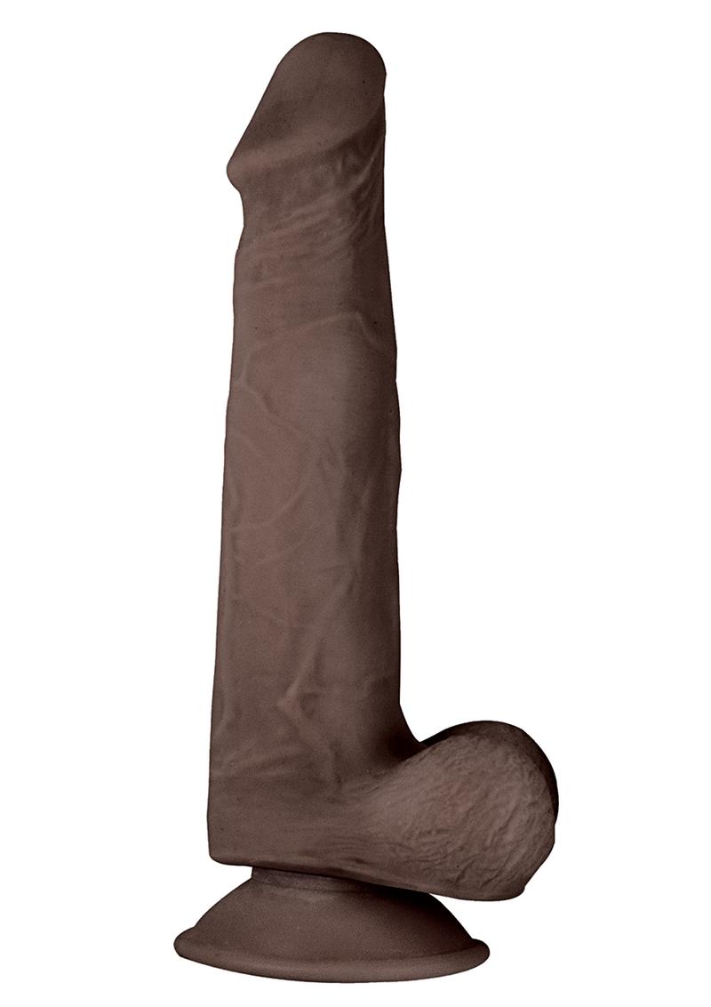 RealCocks Dual Layered #3 Bendable Dildo 7.5in Caramel Suction Base