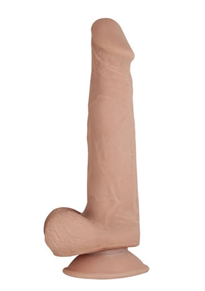 RealCocks Dual Layered #3 Bendable Dildo 7.5in Caramel Suction Base