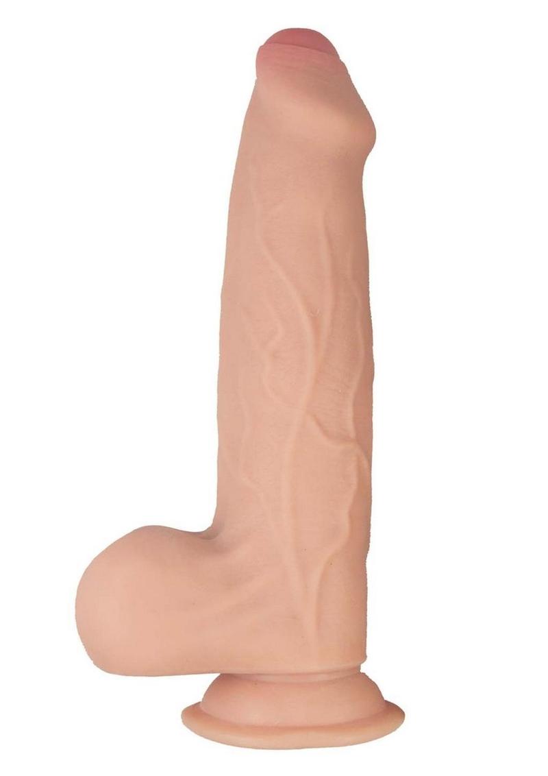 RealCocks Dual Layered Uncut Slider Thick Shaft Realistic Dildo