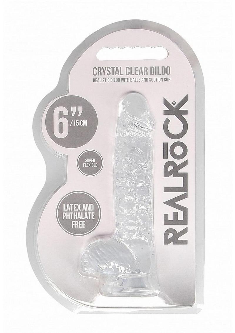 RealRock Crystal Clear Realistic Dildo