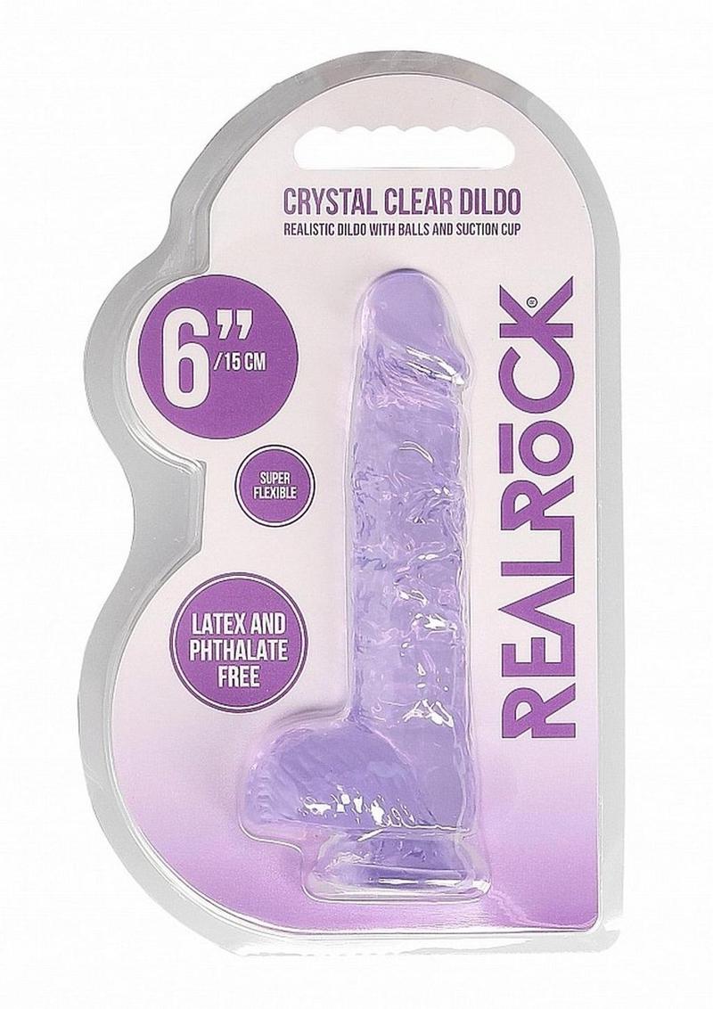 RealRock Crystal Clear Realistic Dildo