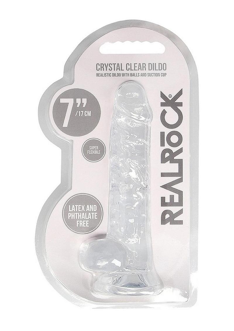 RealRock Crystal Clear Realistic Dildo