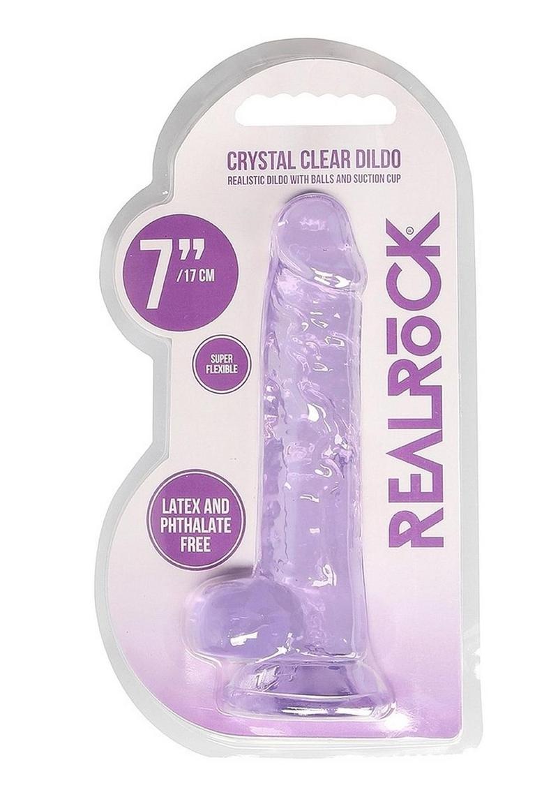 RealRock Crystal Clear Realistic Dildo