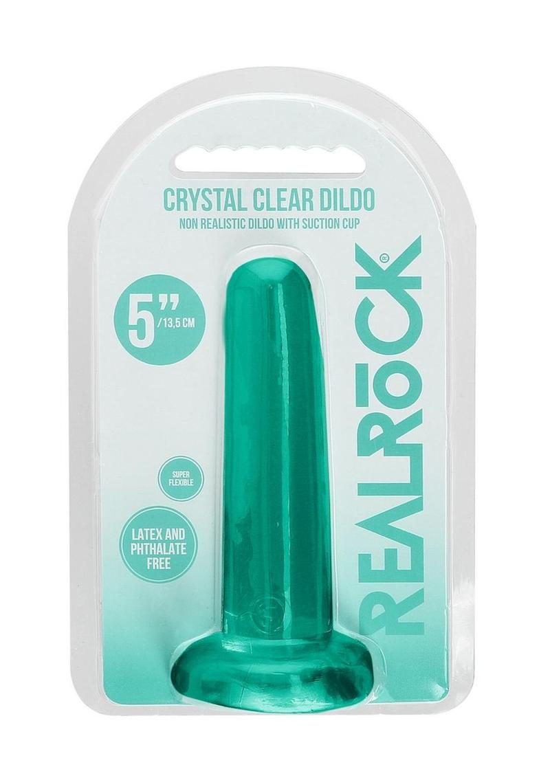 RealRock Crystal Clear Dildo with Suction Cup