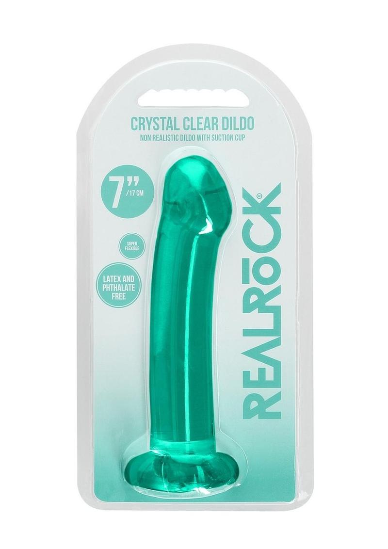 RealRock Crystal Clear Dildo with Suction Cup