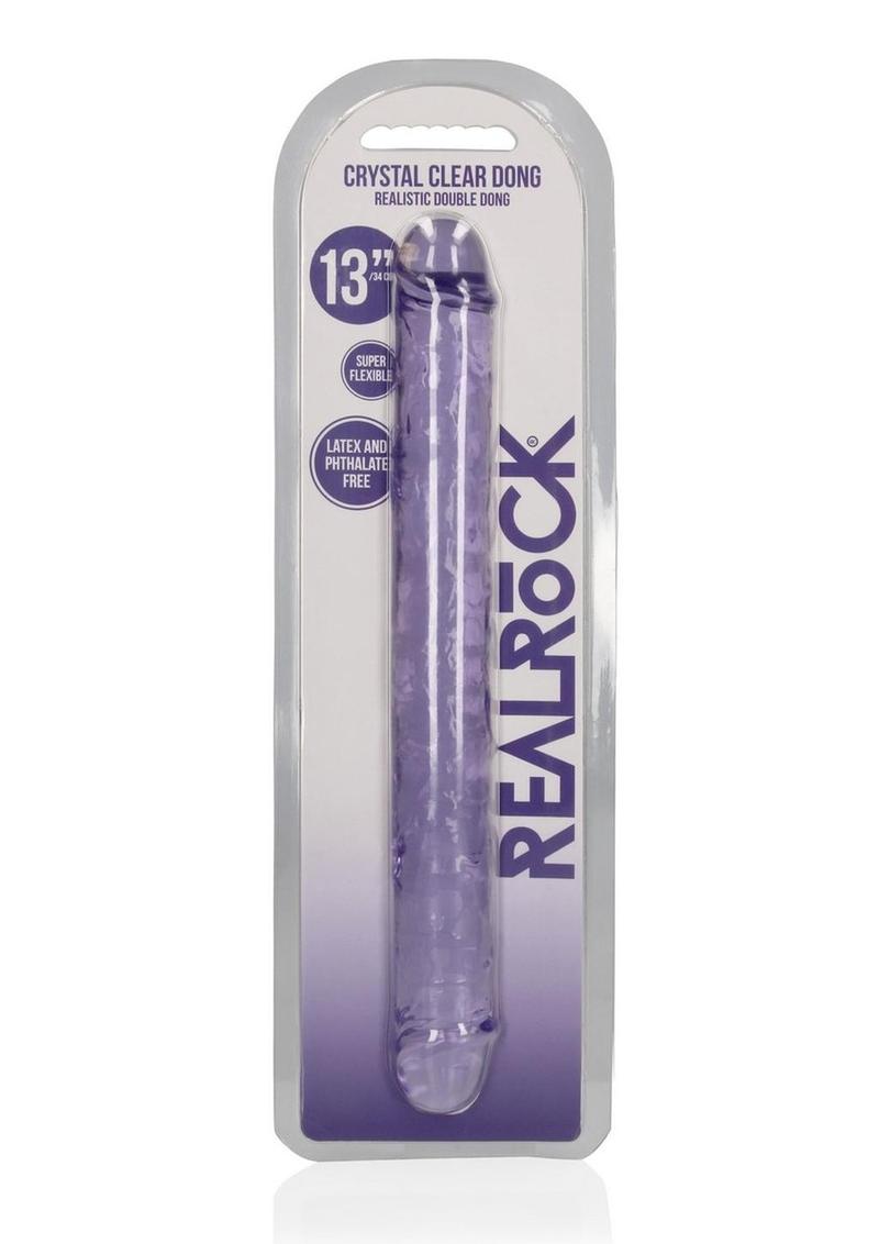 Realrock Crystal Clear Double Flexible And Safe Dong