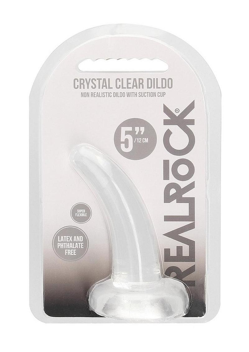 RealRock Crystal Clear Non Realistic Dildo