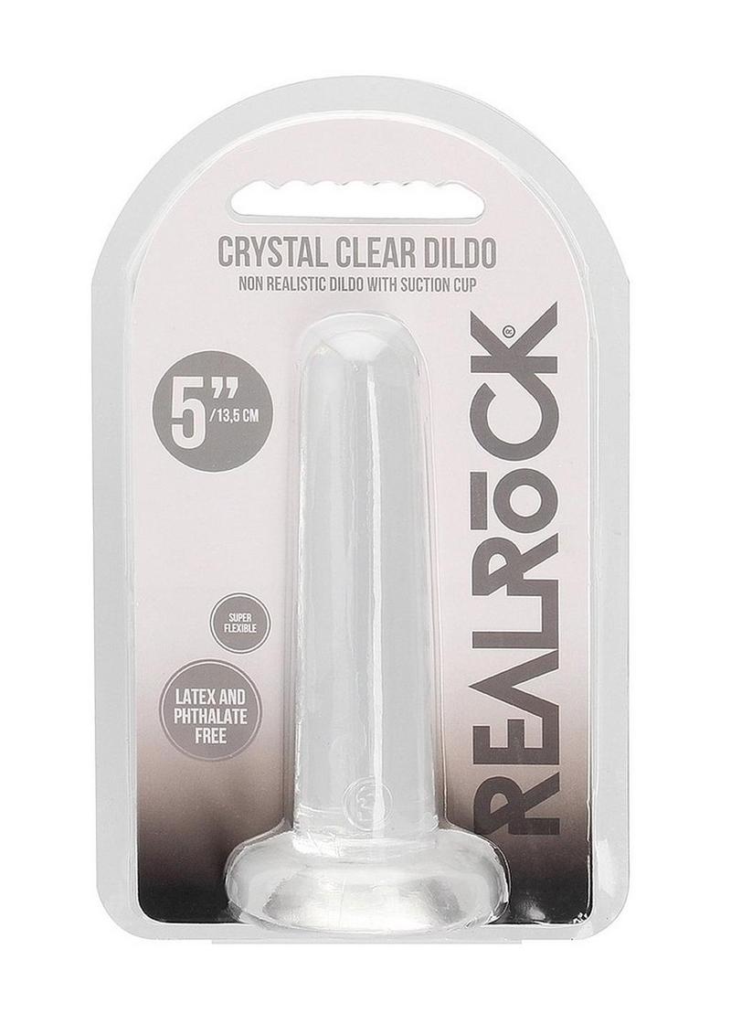 RealRock Crystal Clear Non Realistic Dildo